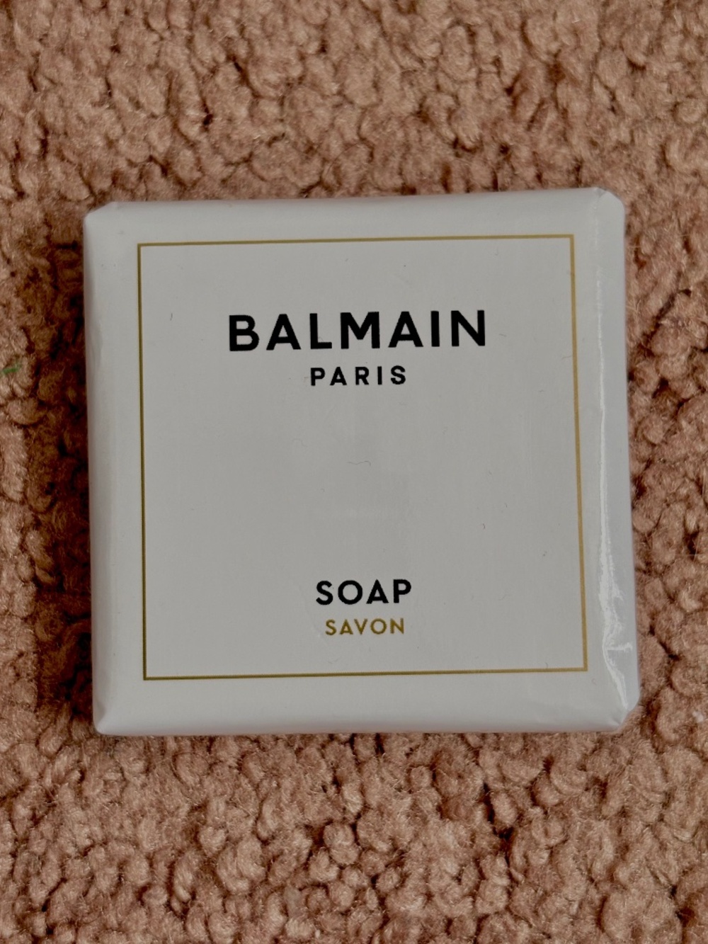 Balmain Paris Luxury Scented Guest Soap Travel Size Bar Made in Malaysia New